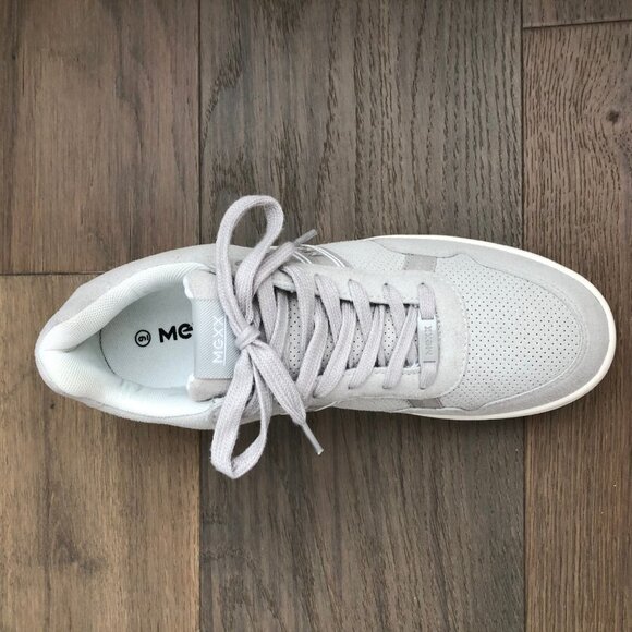 Mexx Hawk Casual Lace Up Sneakers w Imitation Leather Uppers in Grey Sz 9 - Picture 11 of 12